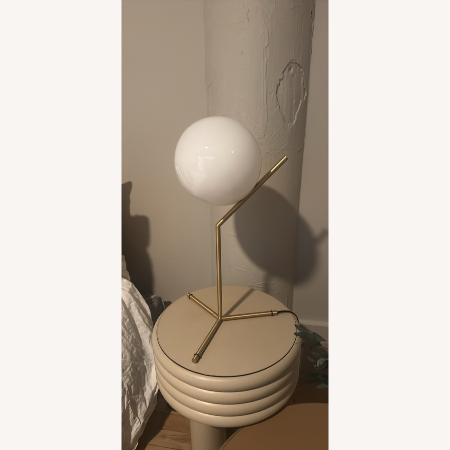 Flos Ic White Brass Table Lamp - image-2