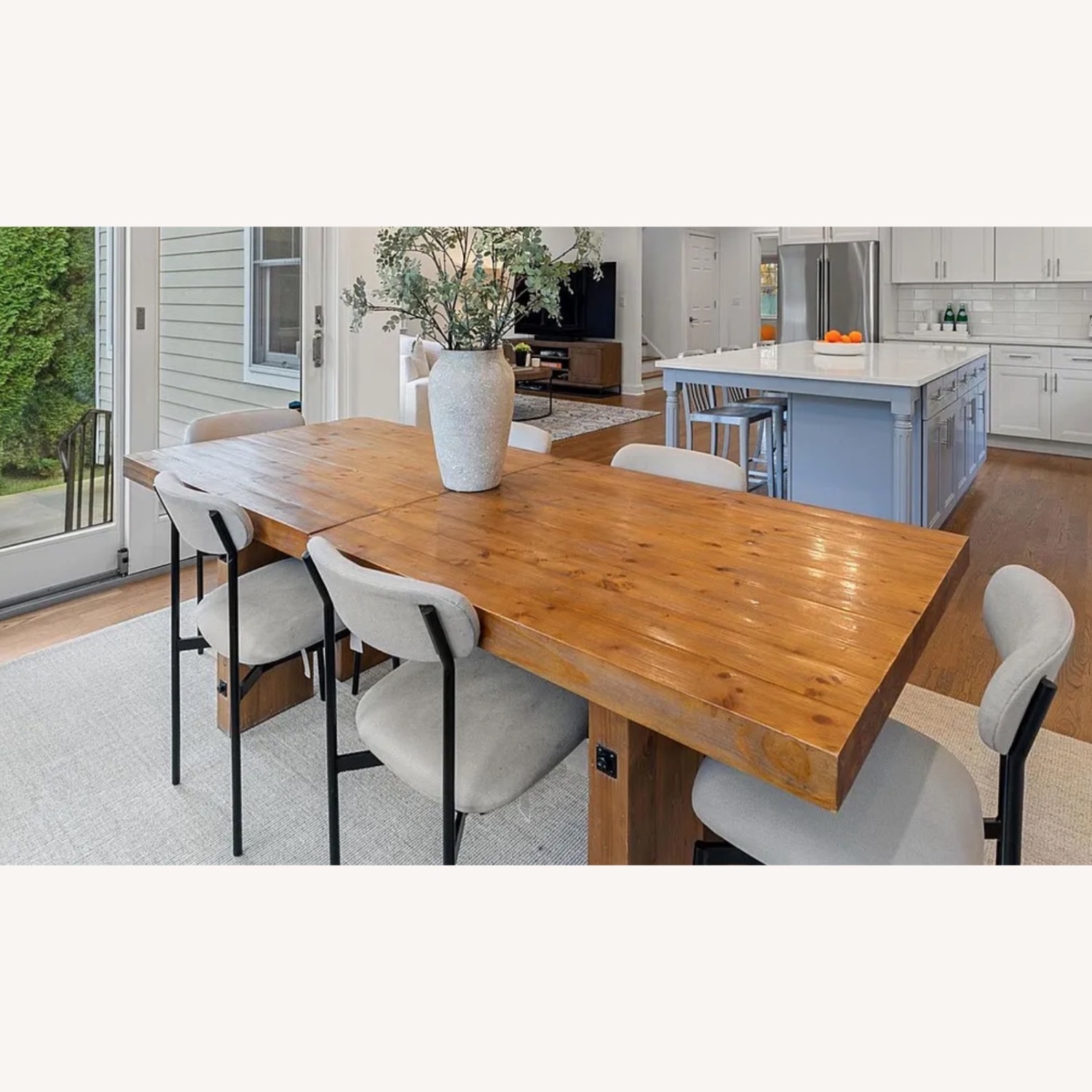 Pottery Barn North Reclaimed Wood Dining Table - image-2