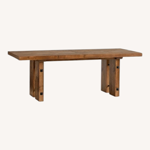 Used Pottery Barn North Reclaimed Wood Dining Table for sale on AptDeco