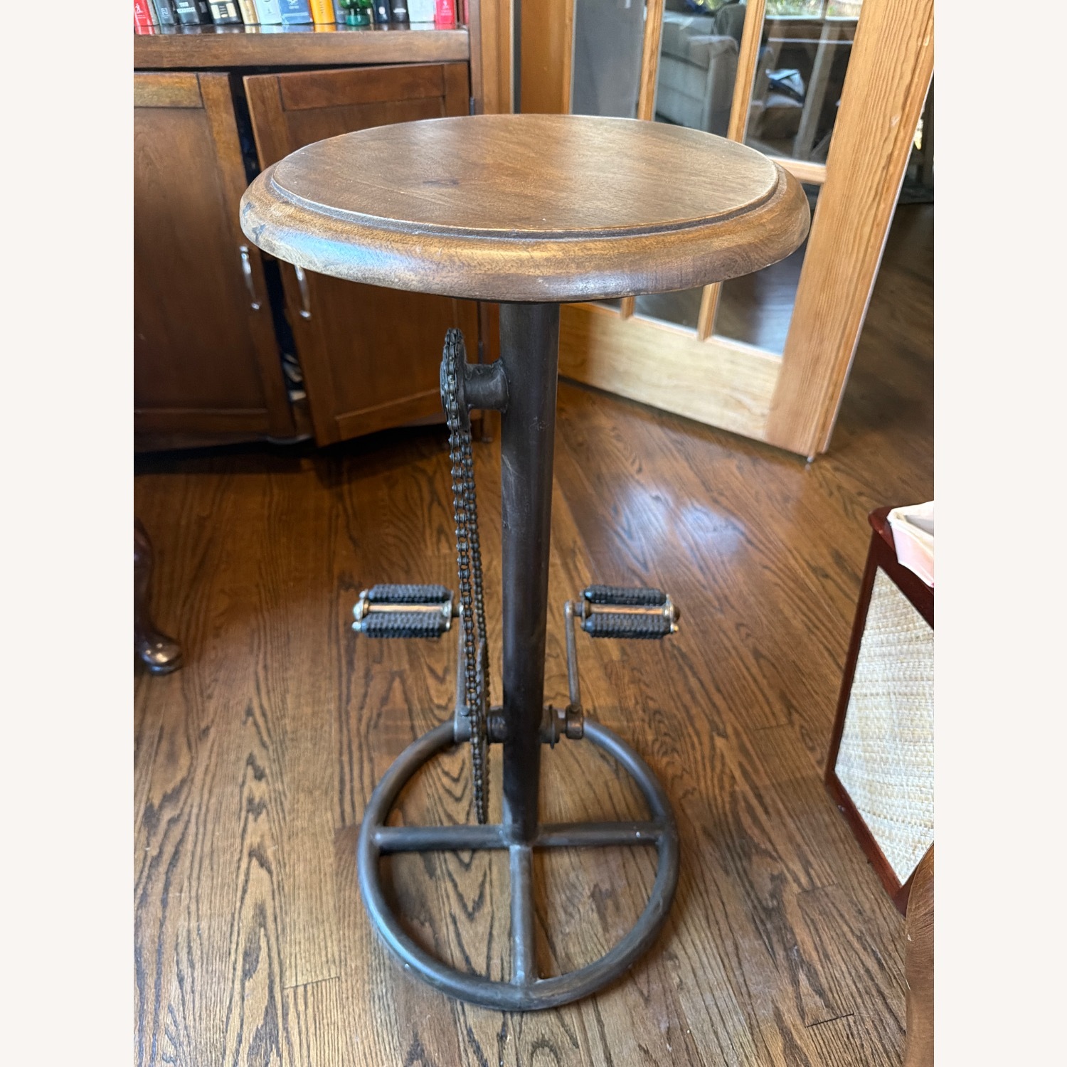 Contemporary Steampunk Bicycle Stool - image-2