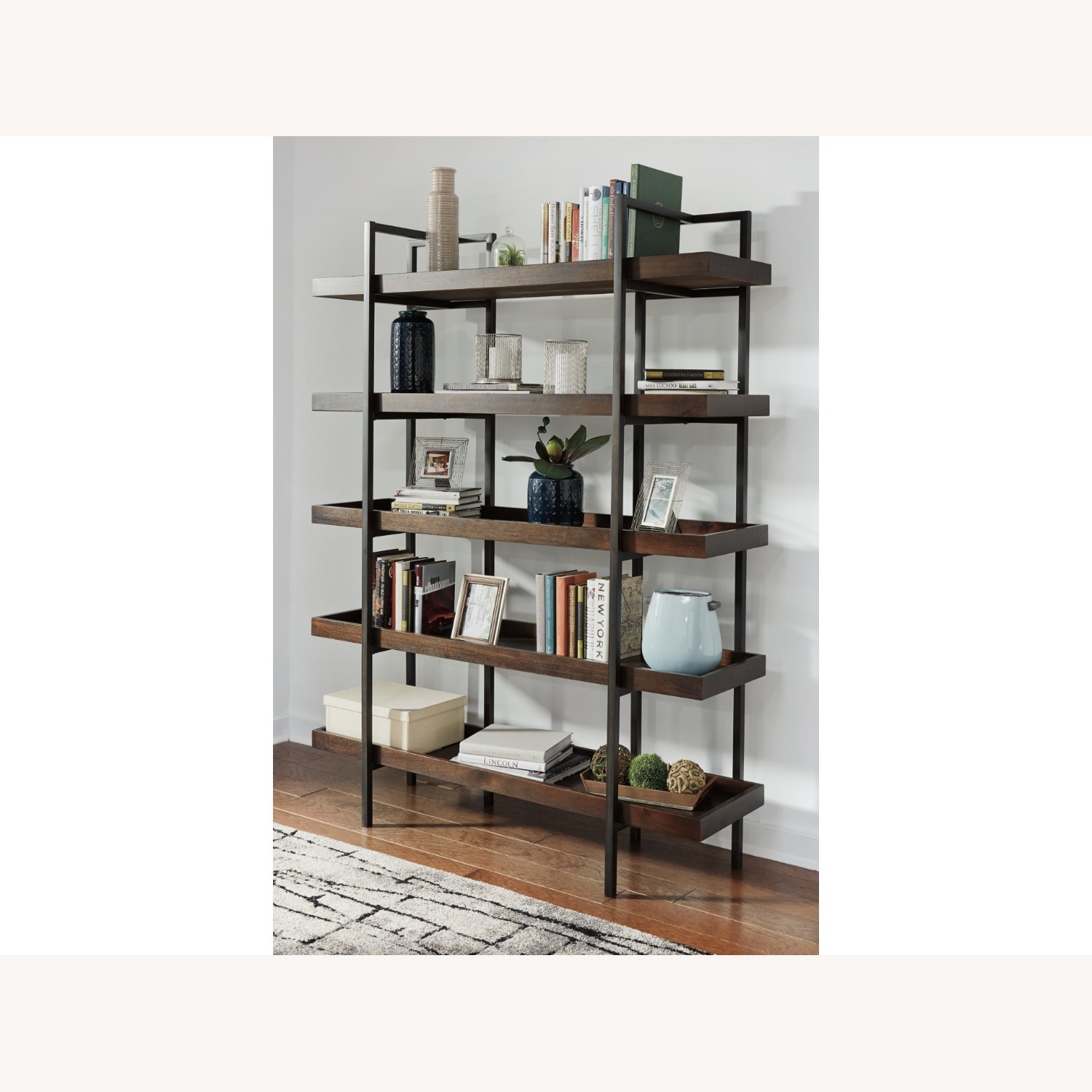 Ashley Furniture Starmore 76" Bookcase with 5 Shelves - image-2