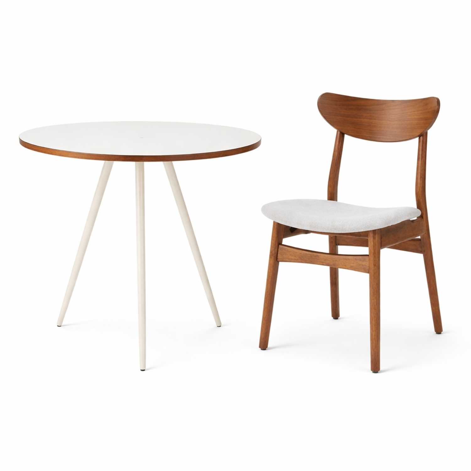 West Elm Dark Brown Wood Dining Set - image-4