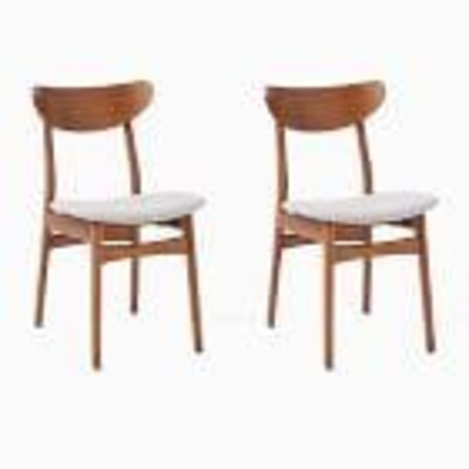 West Elm Dark Brown Wood Dining Set - image-1