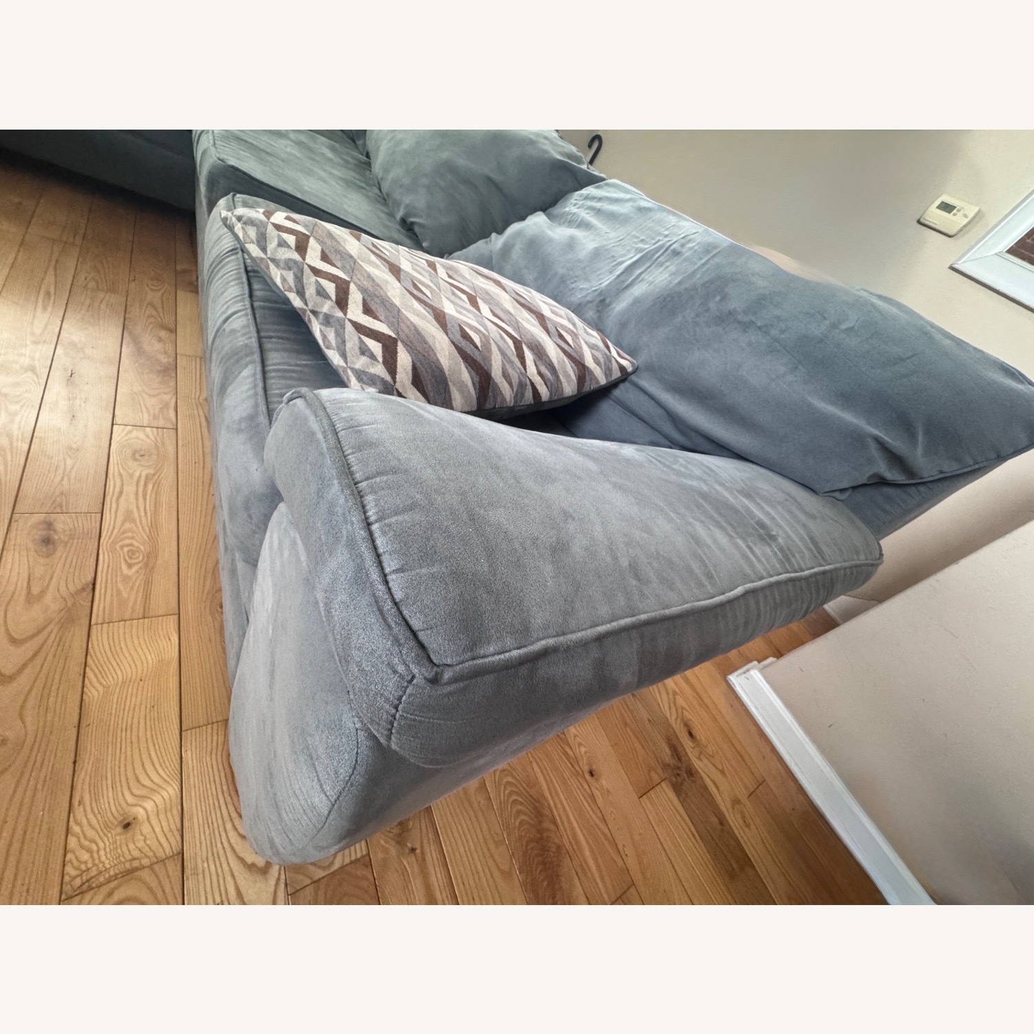 2-Piece Chaise Sectional in Spa Blue - image-3