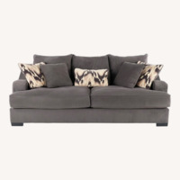 Spartan Charcoal Gray Sofa