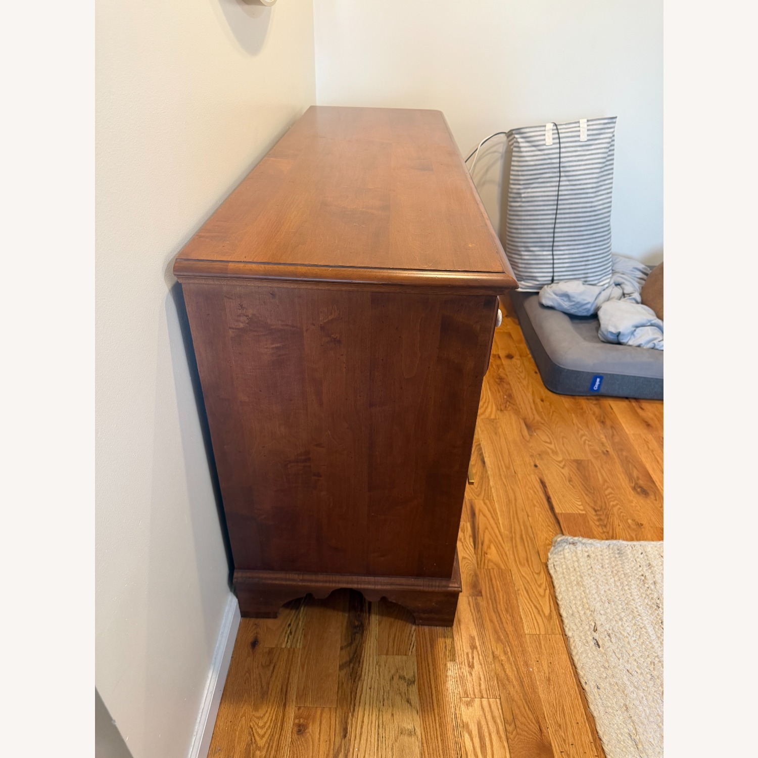 Ethan Allen Dark Brown Wood Dresser - image-2