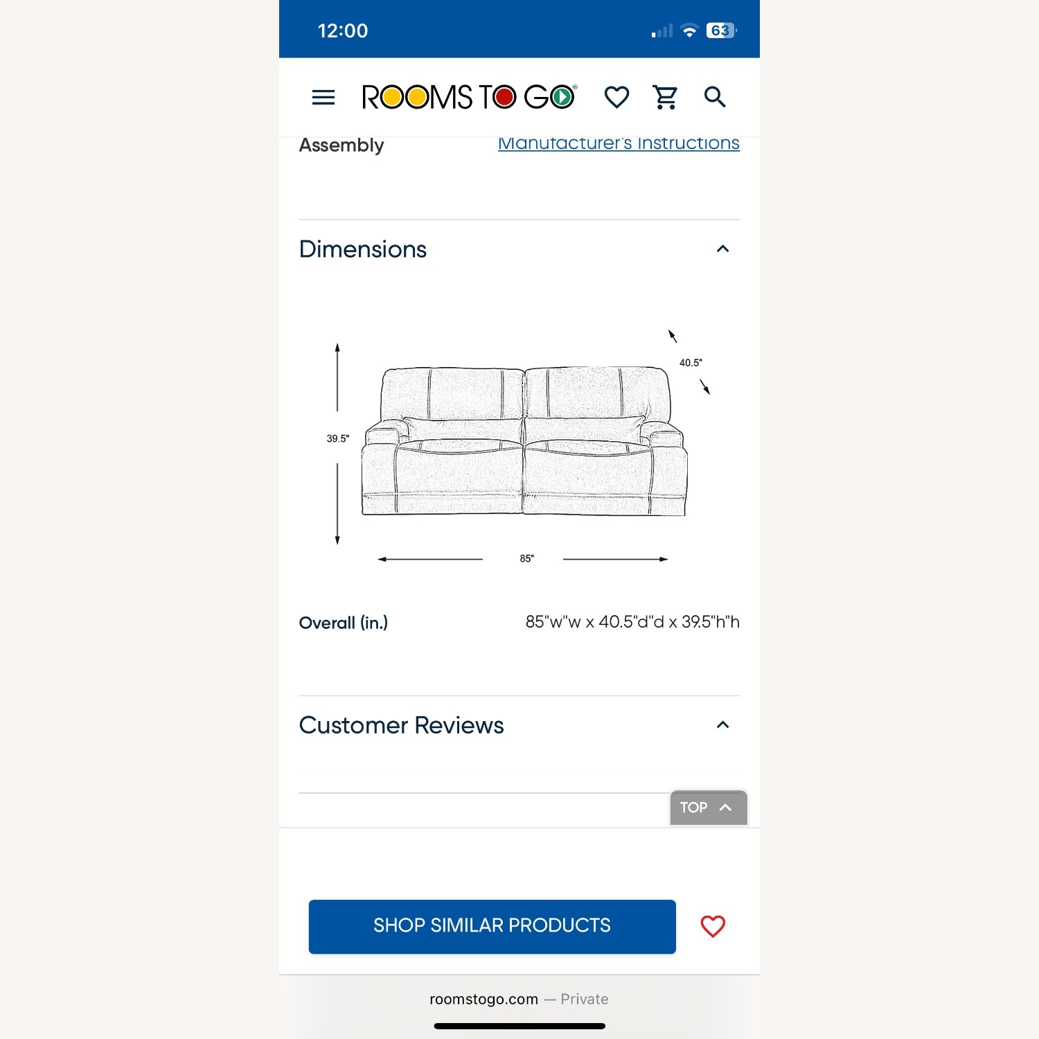 Cindy Crawford Home Auburn Hills Mushroom Leather Power Reclining Sofa - image-4