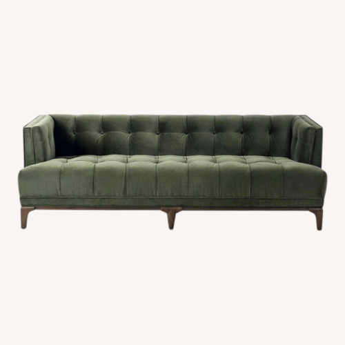 Used Green Fabric 3+ Seater Sofa for sale on AptDeco