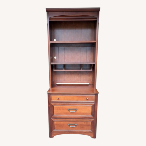 Used Solid Wood Small Dresser with Detachable Hutch for sale on AptDeco