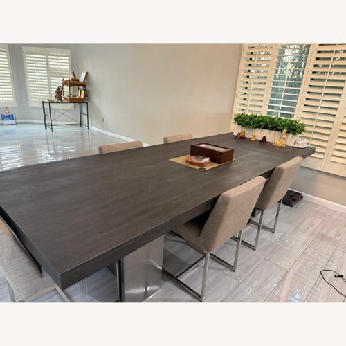 Used Restoration Hardware I-Beam Rectangular Dining Table for sale on AptDeco
