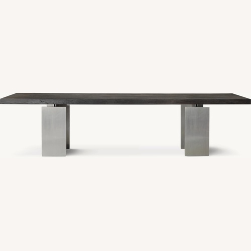 Used Restoration Hardware I-Beam Rectangular Dining Table for sale on AptDeco