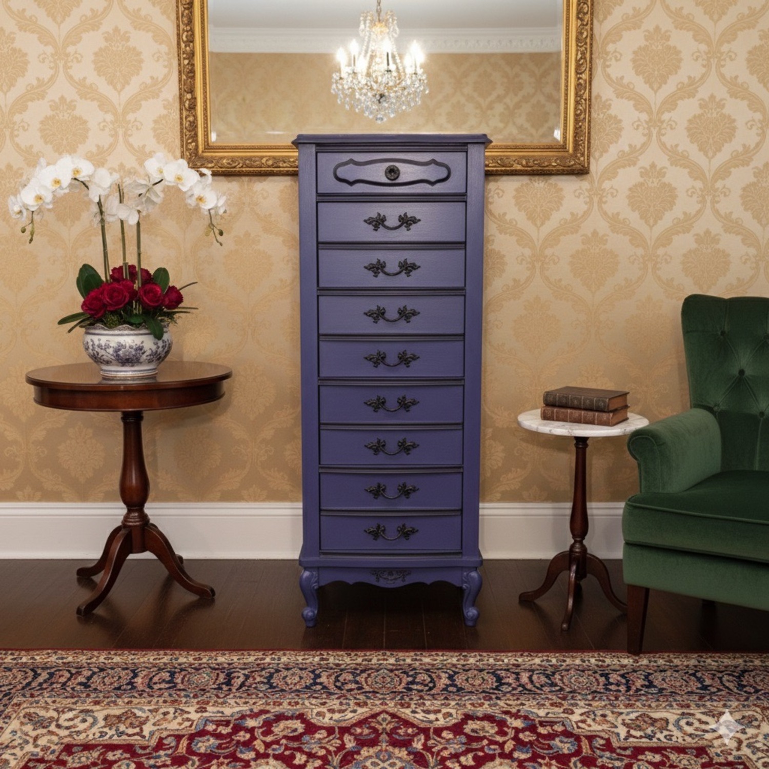 French Provincial Lingerie Dresser - image-1