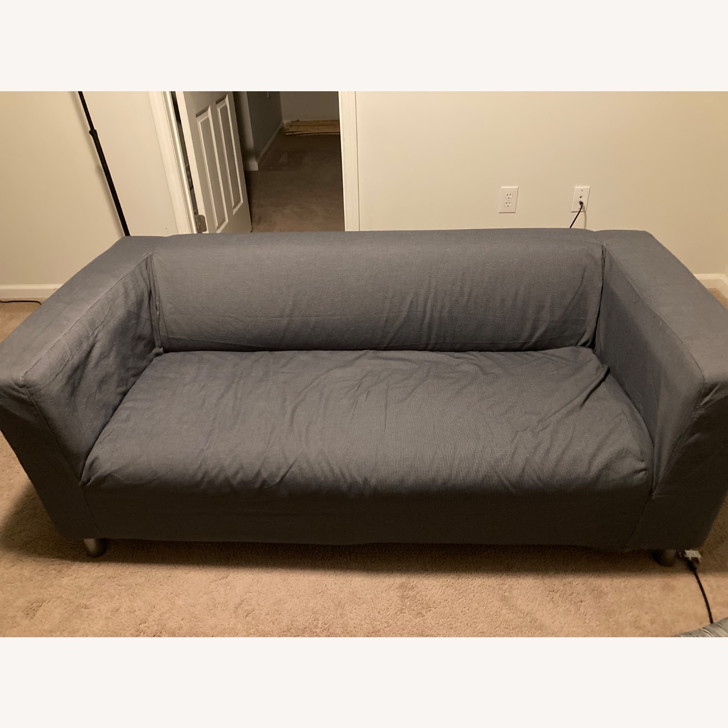 IKEA KLIPPAN Dark Gray Sofa - image-2