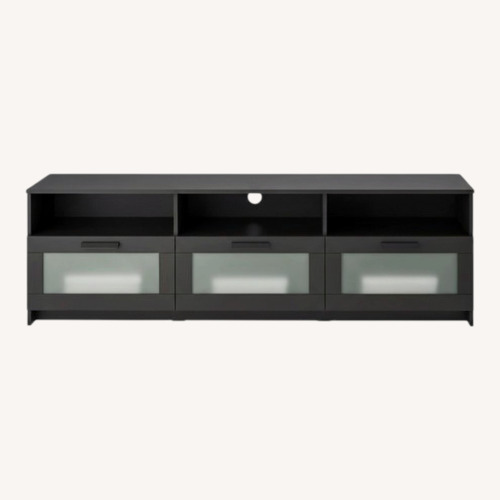 Used IKEA BRIMNES Black Wood Sideboard for sale on AptDeco