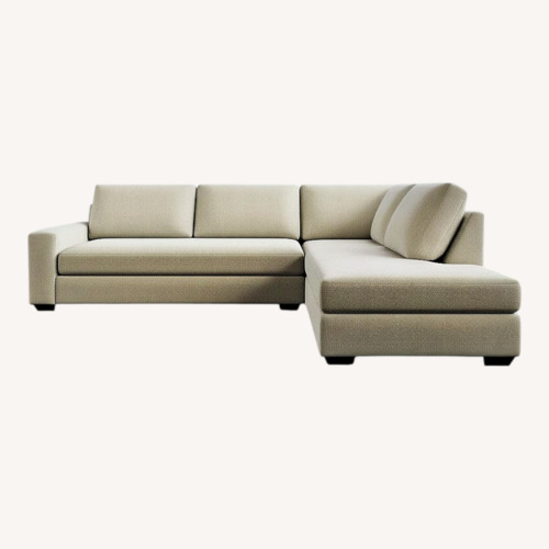 Used Pottery Barn Big Sur Light Brown 2 Piece Sectional for sale on AptDeco