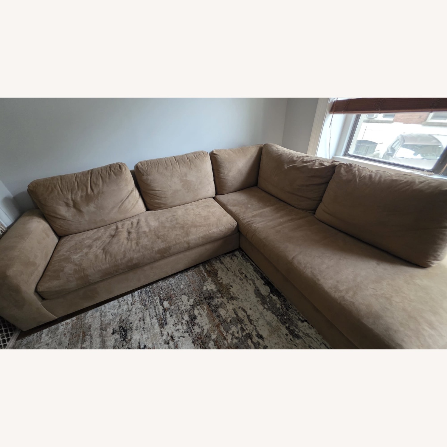 Pottery Barn Big Sur Light Brown 2 Piece Sectional - image-3