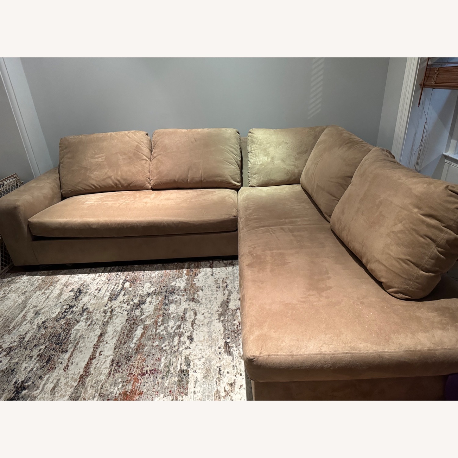 Pottery Barn Big Sur Light Brown 2 Piece Sectional - image-7