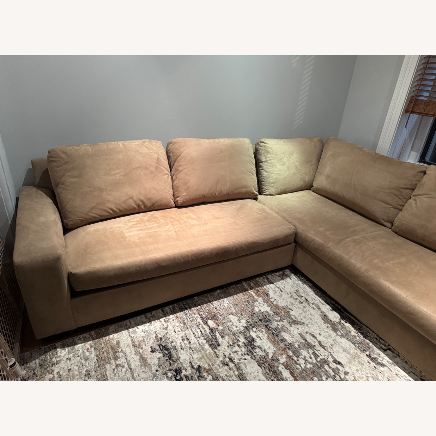 Pottery Barn Big Sur Light Brown 2 Piece Sectional - image-11