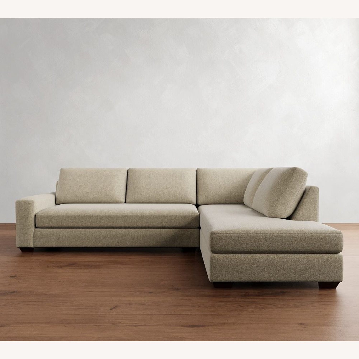 Pottery Barn Big Sur Light Brown 2 Piece Sectional - image-5