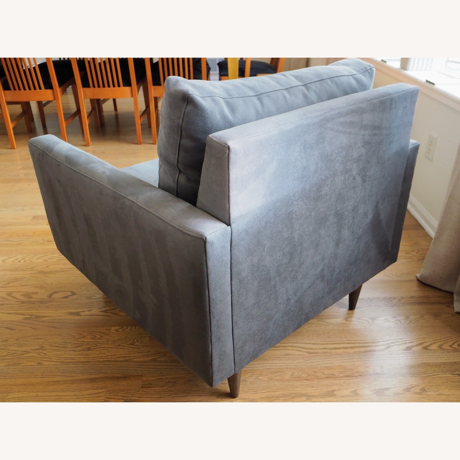 Room & Board Jasper Dark Gray Fabric Armchair - image-3