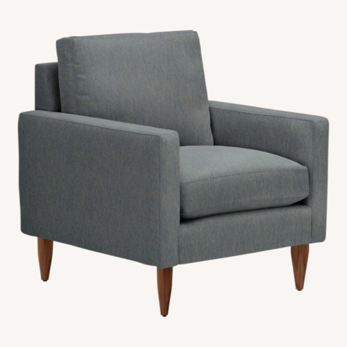 Used Room & Board Jasper Dark Gray Fabric Armchair for sale on AptDeco