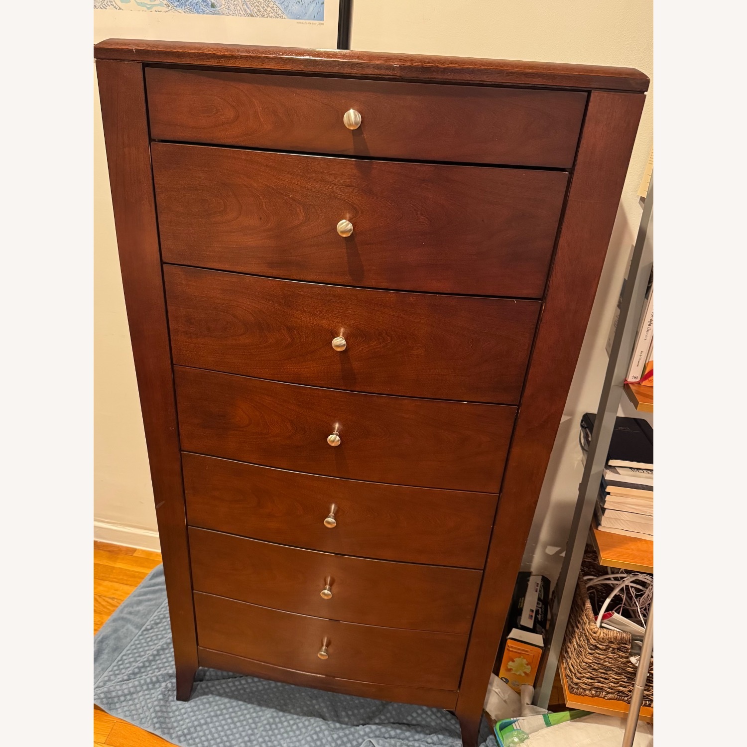 Raymour & Flanigan Dark Brown Wood Dresser - image-2