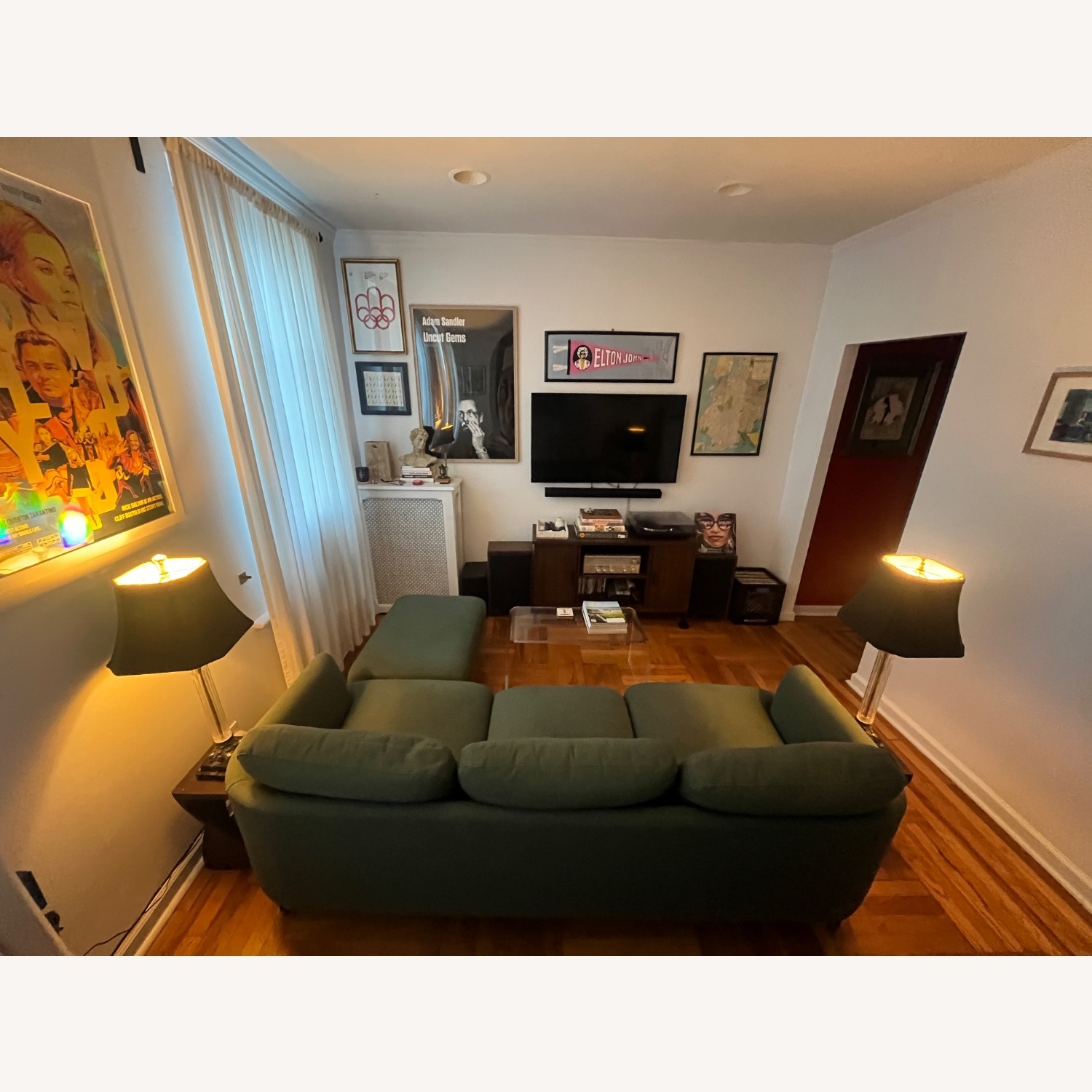 Castlery Pebble 83” Green Sofa with Ottoman - image-5