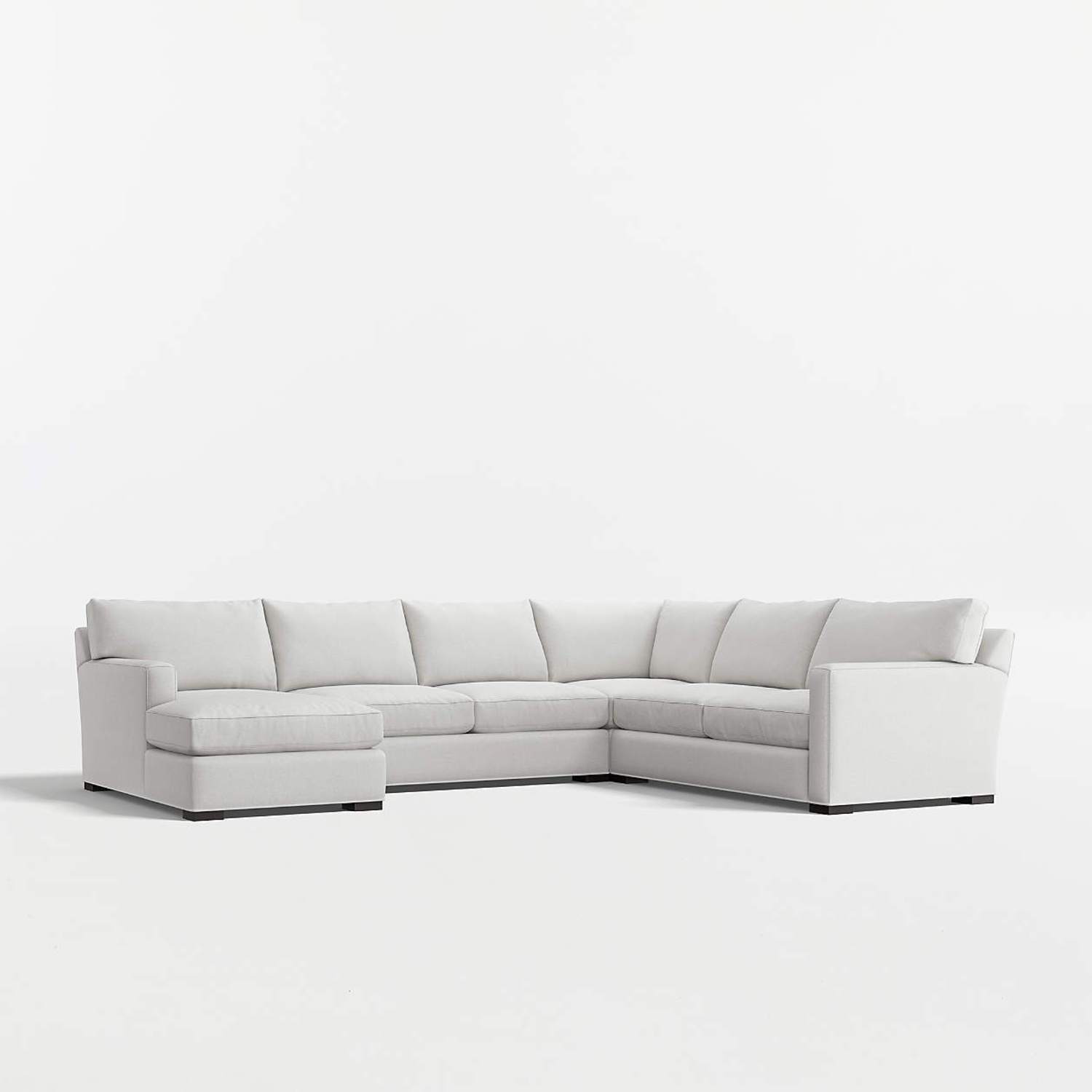 Crate & Barrel Axis 4-Piece L-Shaped Sectional Sofa with Chaise Lounge - image-4