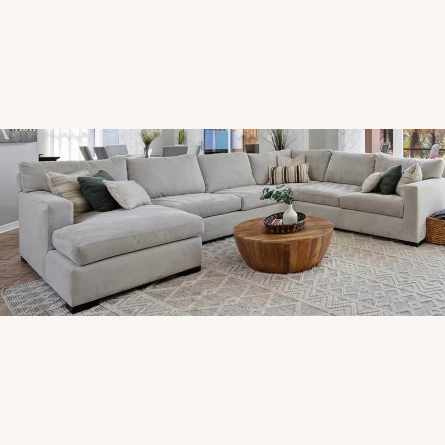 Crate & Barrel Axis 4-Piece L-Shaped Sectional Sofa with Chaise Lounge - image-1