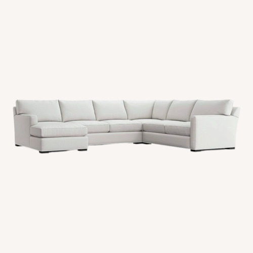 Used Crate & Barrel Axis 4-Piece L-Shaped Sectional Sofa with Chaise Lounge for sale on AptDeco
