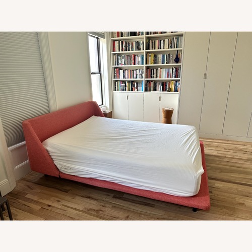 Used Blu Dot Queen Nook Bed in Tomato for sale on AptDeco