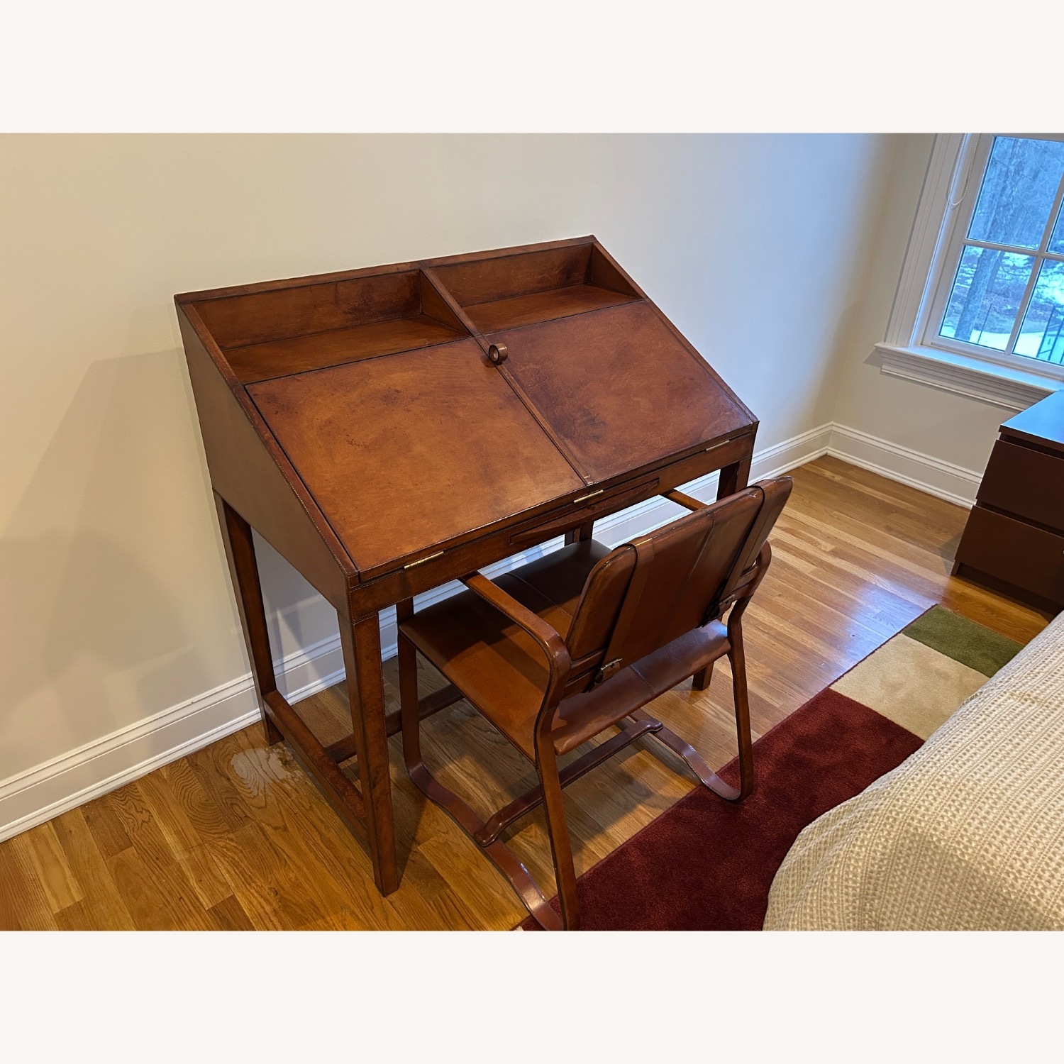 Crate & Barrel Emerson Secretary Desk with Chair - image-1
