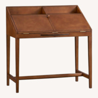 Crate & Barrel Emerson Secretary Desk with Chair