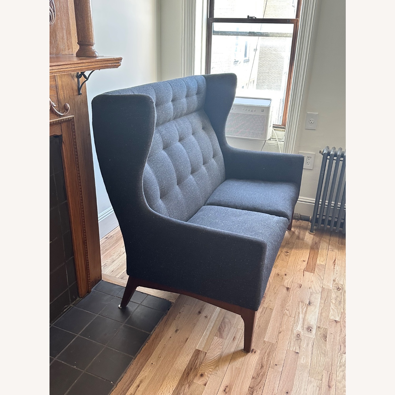 West Elm James Harrison Winged Settee - image-3