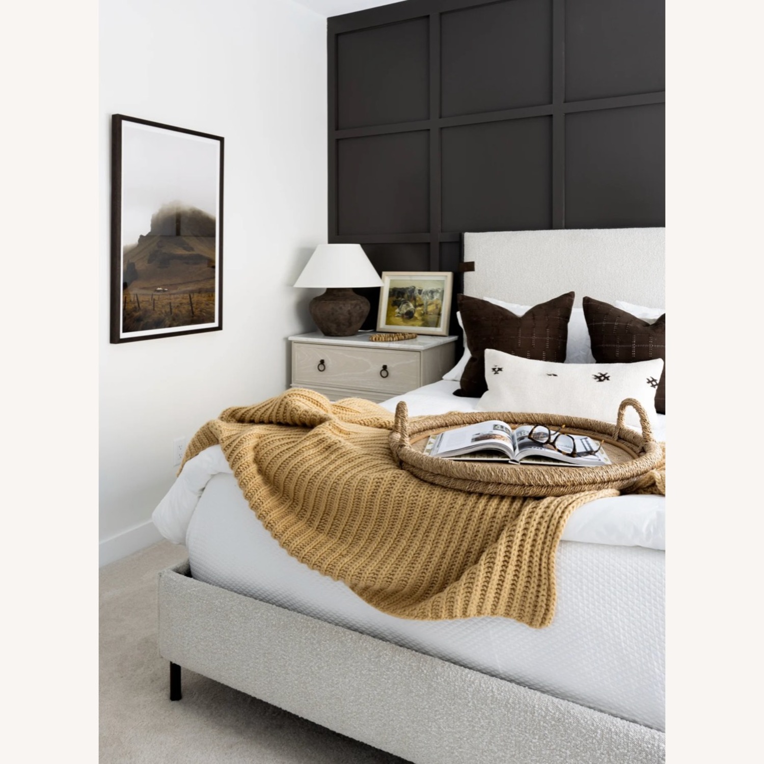 Four Hands Anderson Bed Natural Fabric Queen Bed - image-2