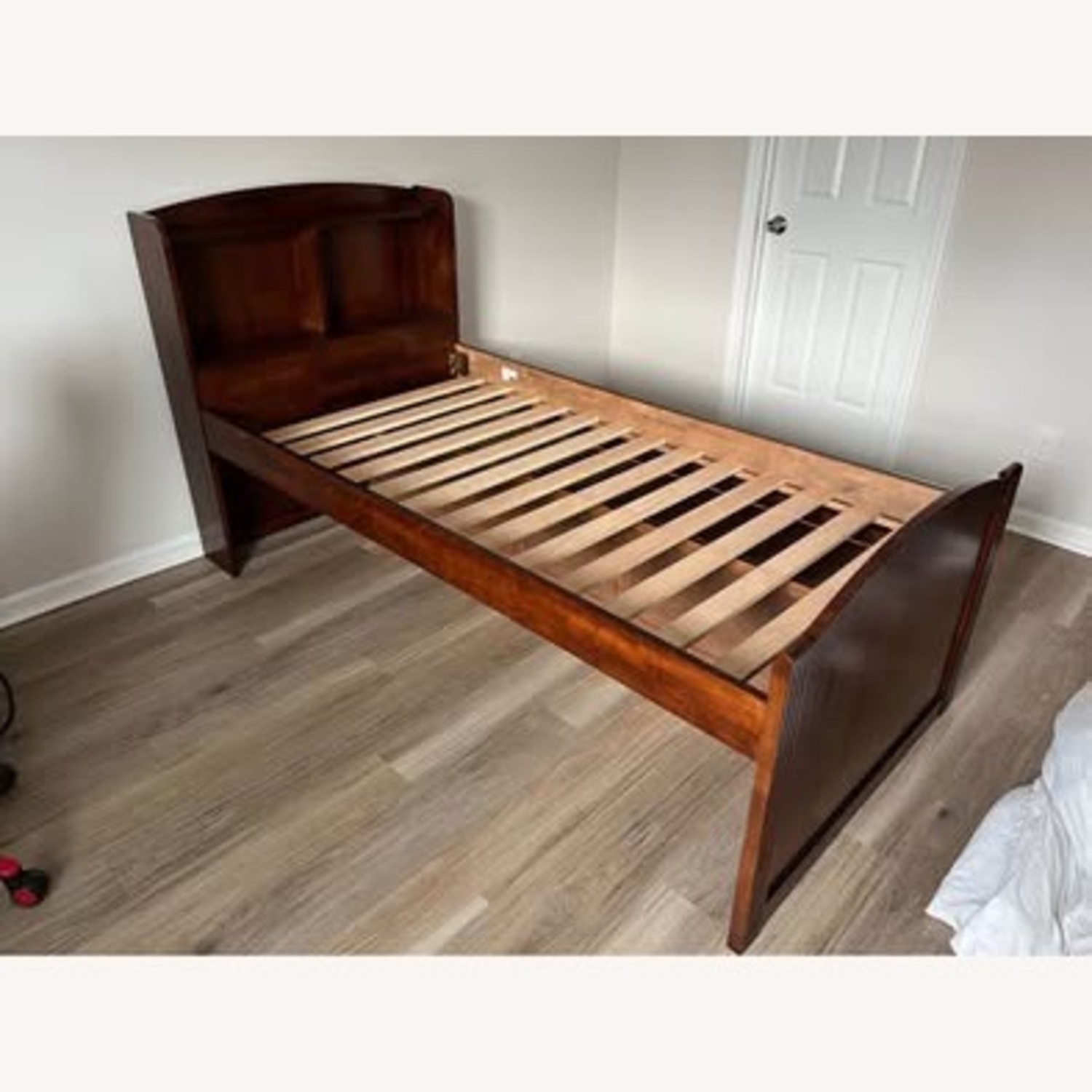 Captain Bed Twin Frame - Mahogany - image-2
