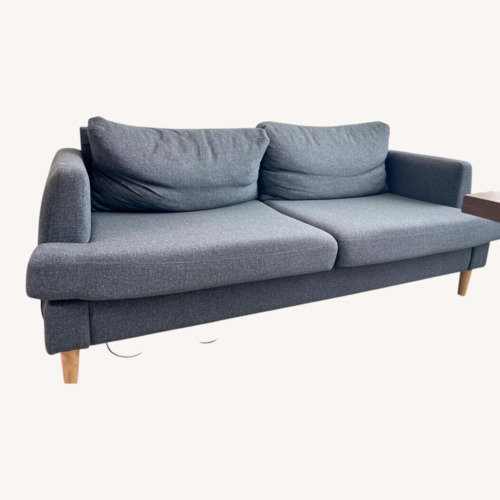 Used Light Gray Fabric 2 Seater Sofa for sale on AptDeco