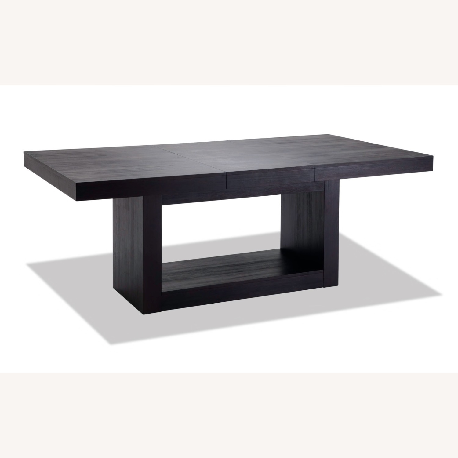 Cosmopolitan 60"-100" Extendable Black Wood Dining Table - image-6