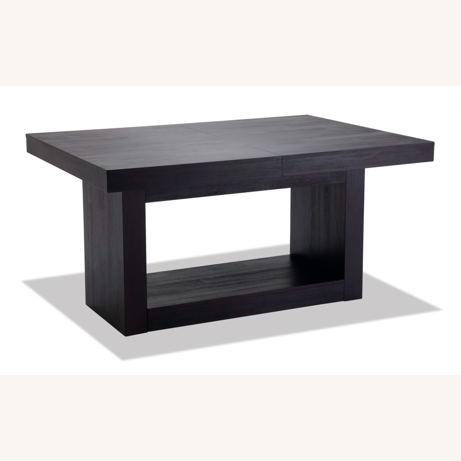 Cosmopolitan 60"-100" Extendable Black Wood Dining Table - image-7