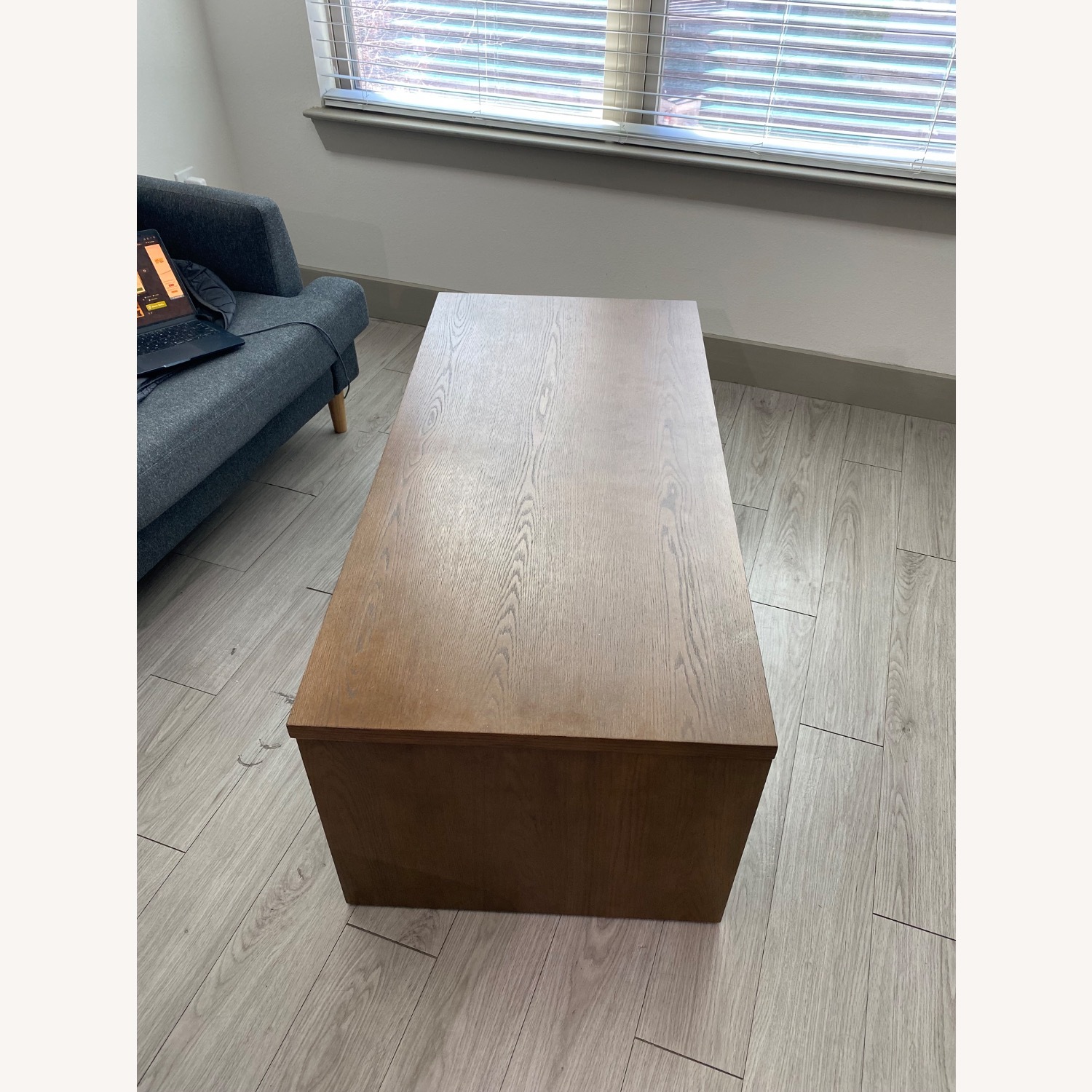 IKEA ÖSTAVALL Dark Brown Wood Coffee Table - image-2