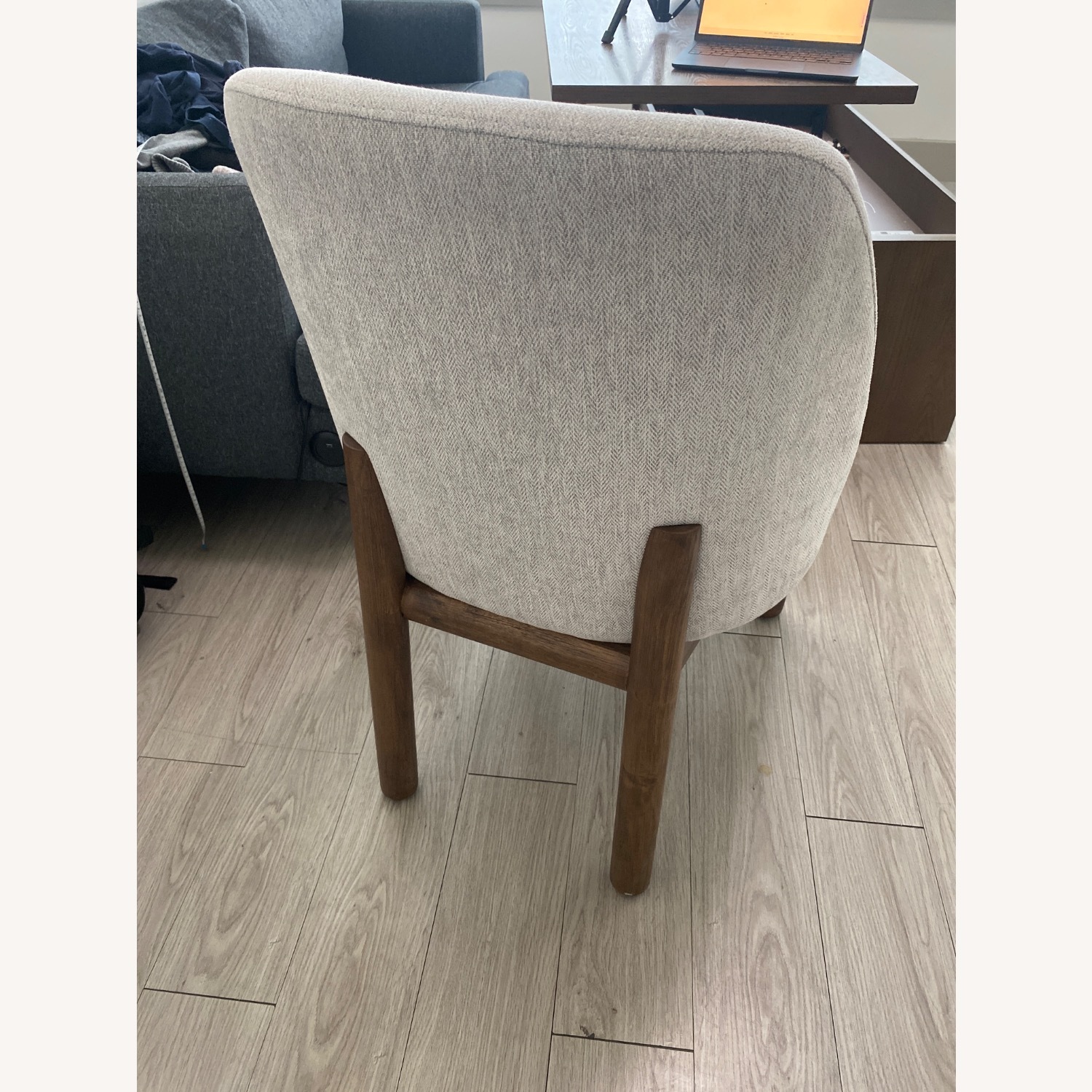 Vintage/Antique Finds White Office Chair - image-4