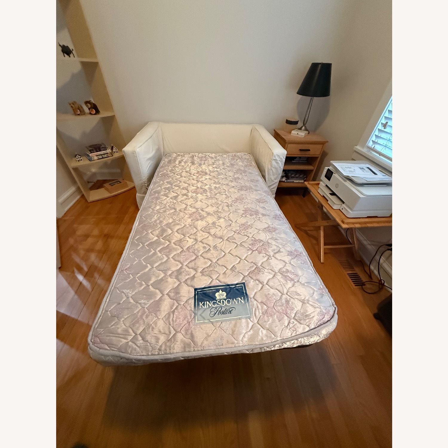 Crate & Barrel Willow II Slipcovered Chair and a Half - image-3