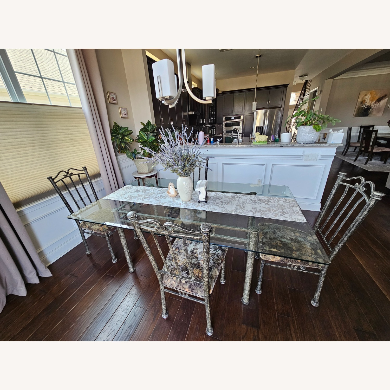 Glass/Metal Dining Sets - image-2