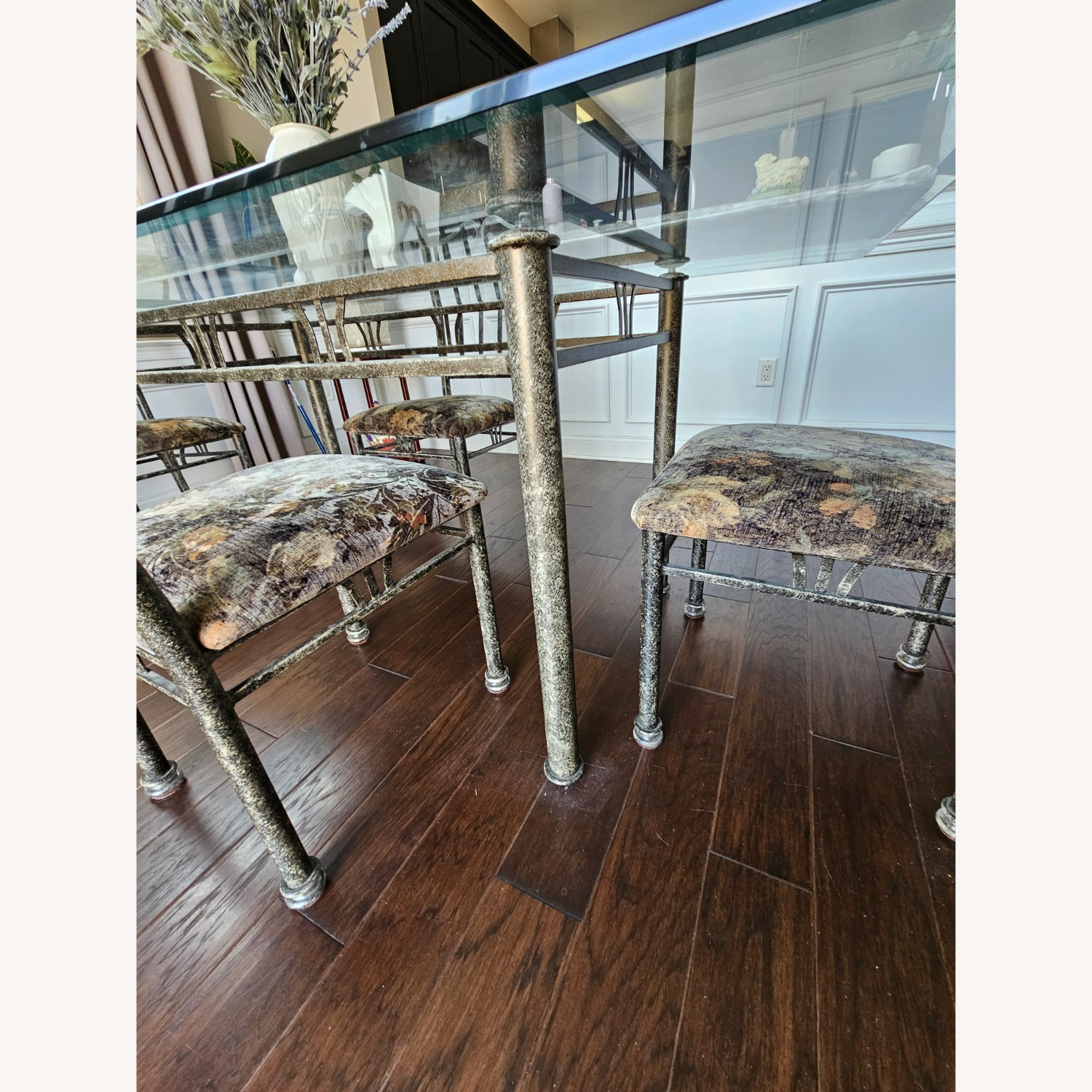 Glass/Metal Dining Sets - image-3