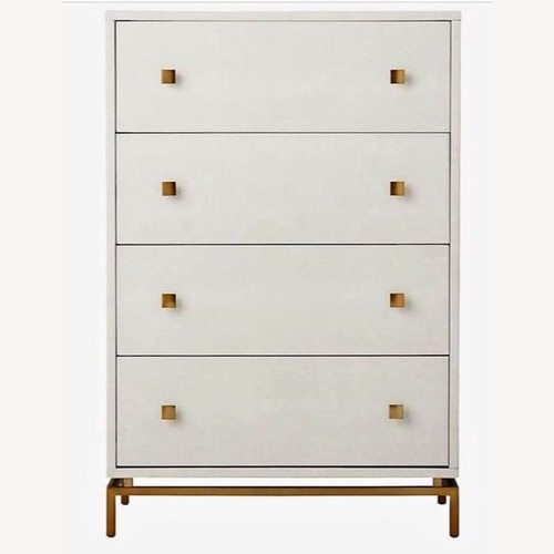 Used CB2 Shagreen Ivory Dresser for sale on AptDeco