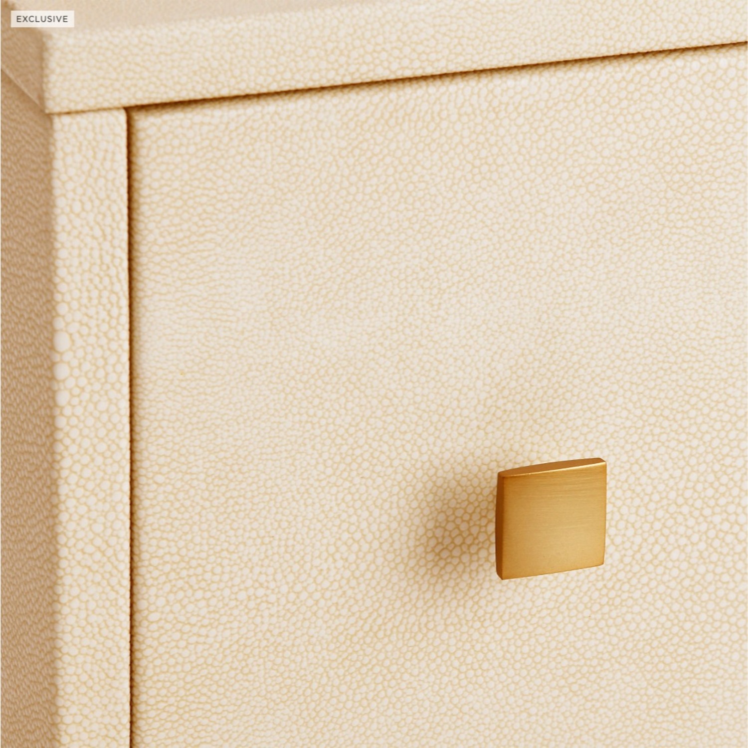 CB2 Shagreen Ivory Dresser - image-3