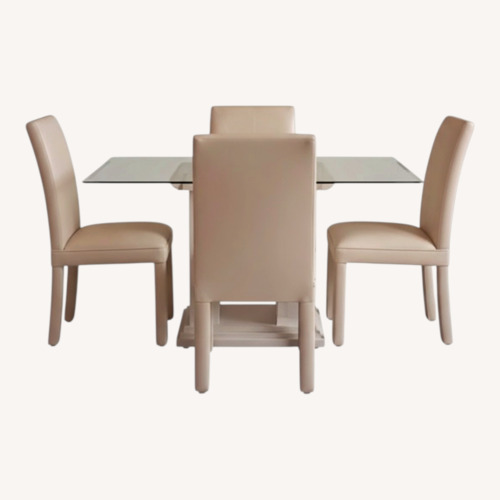 Used Natural Dining Set for sale on AptDeco