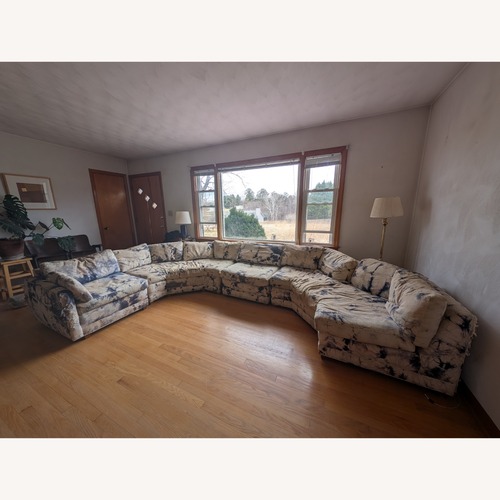 Used Extra Large Vintage 8+ Seater Down Sofa for sale on AptDeco