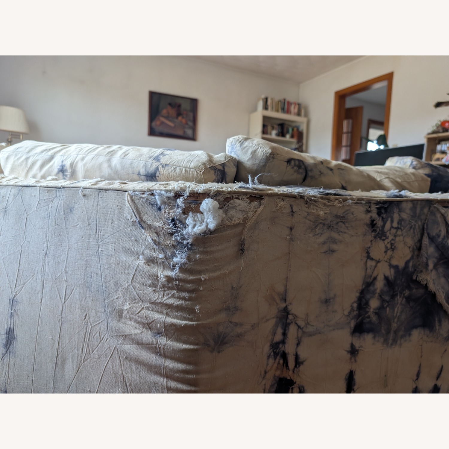 Extra Large Vintage 8+ Seater Down Sofa - image-2