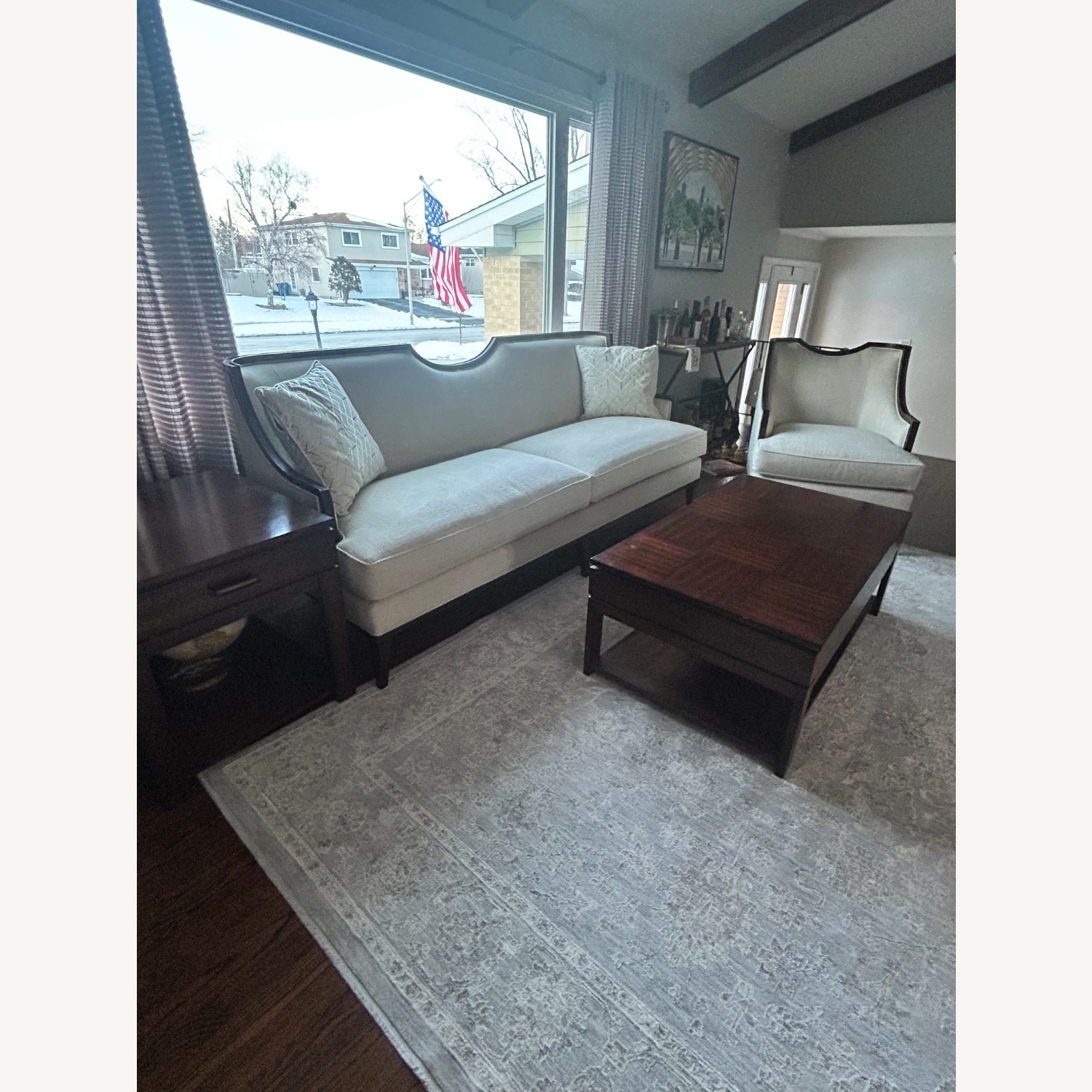 Ashley Furniture Natural 2 Seater Sofa - image-1